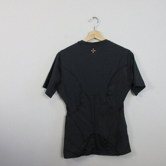 Tommie Copper Lower Back Support Shirt Men Large Black Stretch Compression 248 - Picture 2 of 11